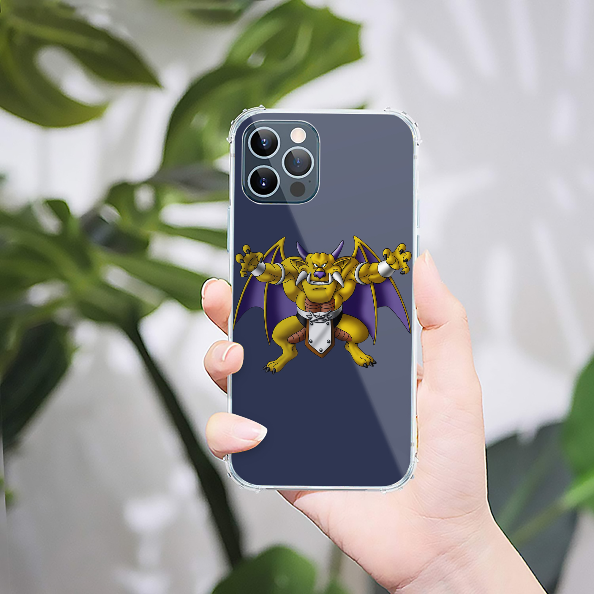 （画像用） ドラゴンクエスト Doragon Kuesuto Dragon Quest 【iPhone 12シリーズ対応】透明スマホケース（クリアソフトケース）